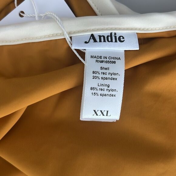 NWT Andie Swim The Bells Bottom Eco Nylon in Topaz Size XXL - Picture 5 of 7